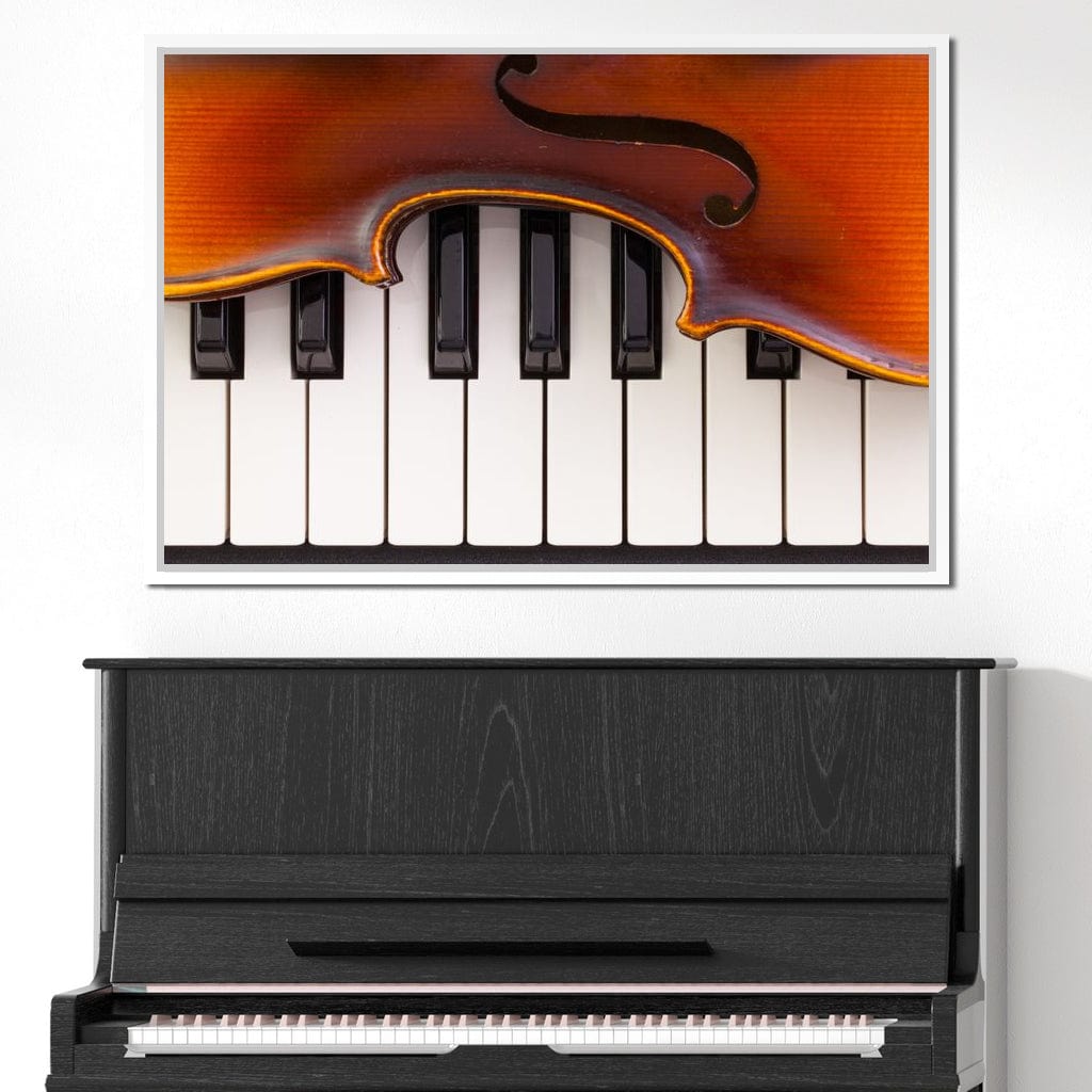 Violin & Piano Canvas Wall Art