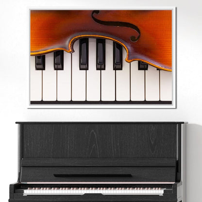Violin & Piano Canvas Wall Art