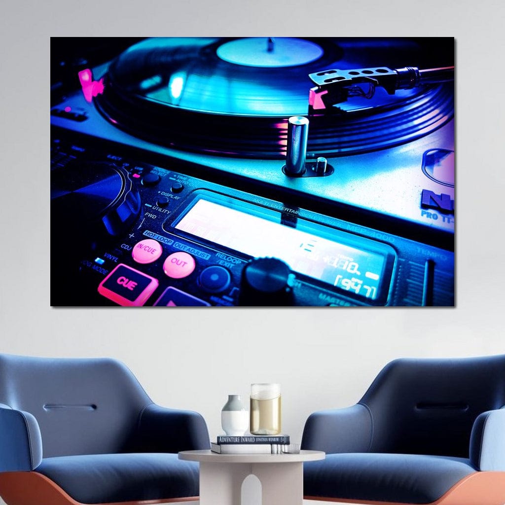 Long Live Vinyl Canvas Wall Art