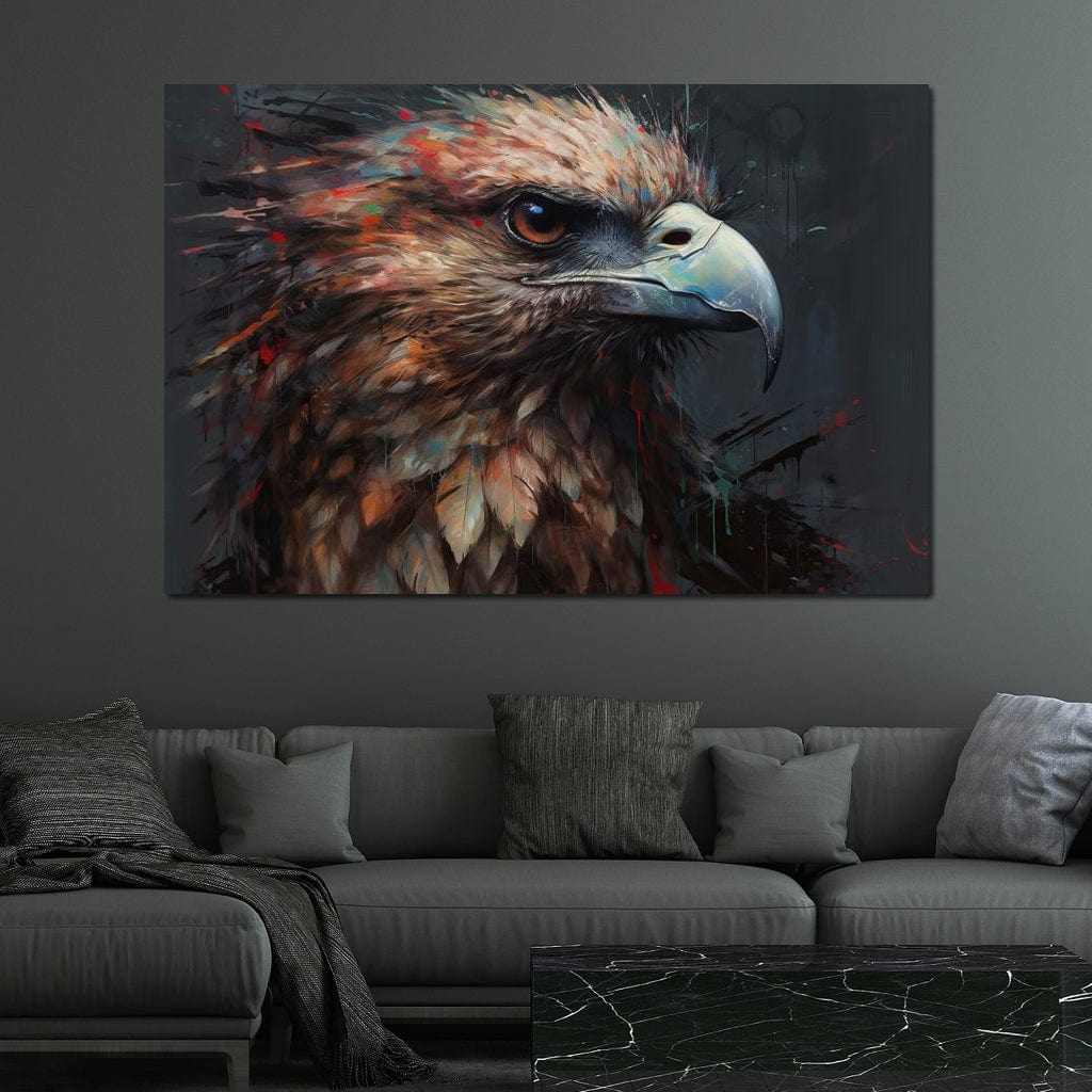 Red-Tailed Hawk Canvas Wall Art