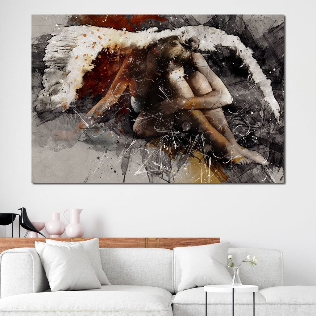 Broken Angel Canvas Wall Art