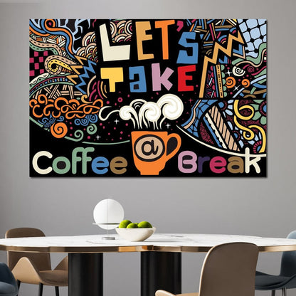 Coffee Break Canvas Wall Art