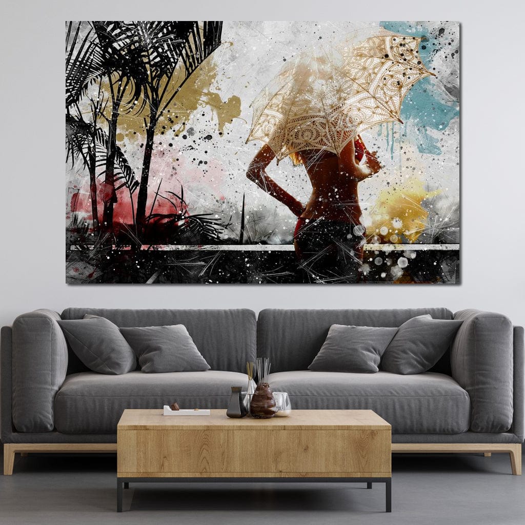 Tropical Summer Canvas Wall Art