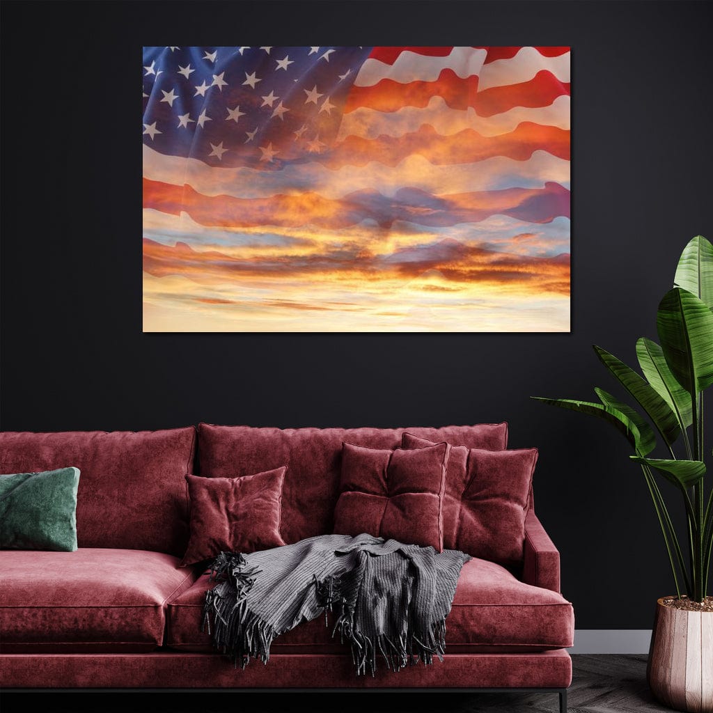 American Sky Canvas Wall Art