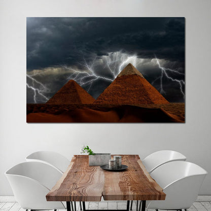 Pyramids of Giza Canvas Wall Art