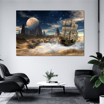 Fantasy Sea Canvas Wall Art