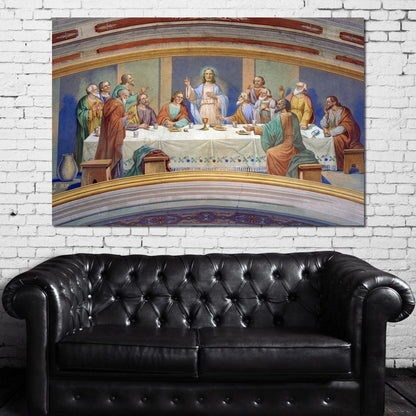 Last Supper Fresco Canvas Wall Art
