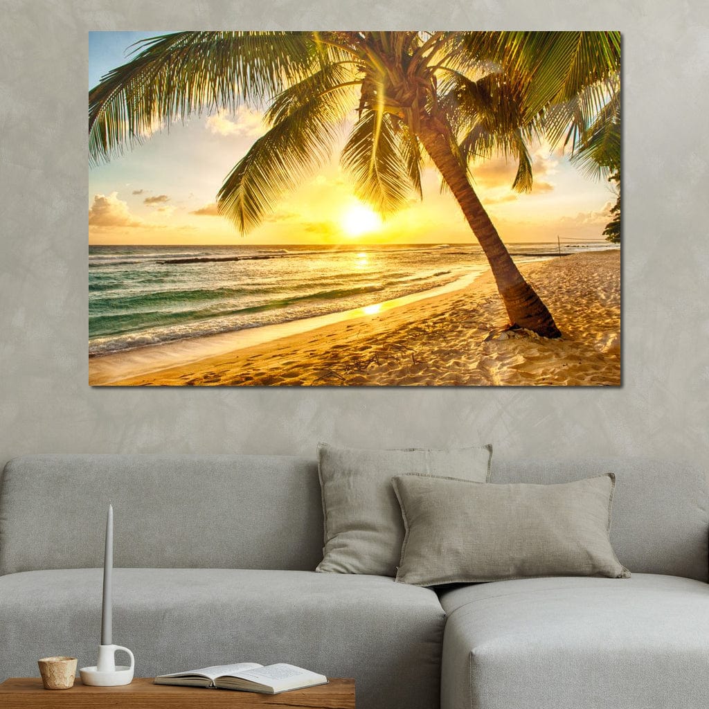 Barbados Beach Canvas Wall Art