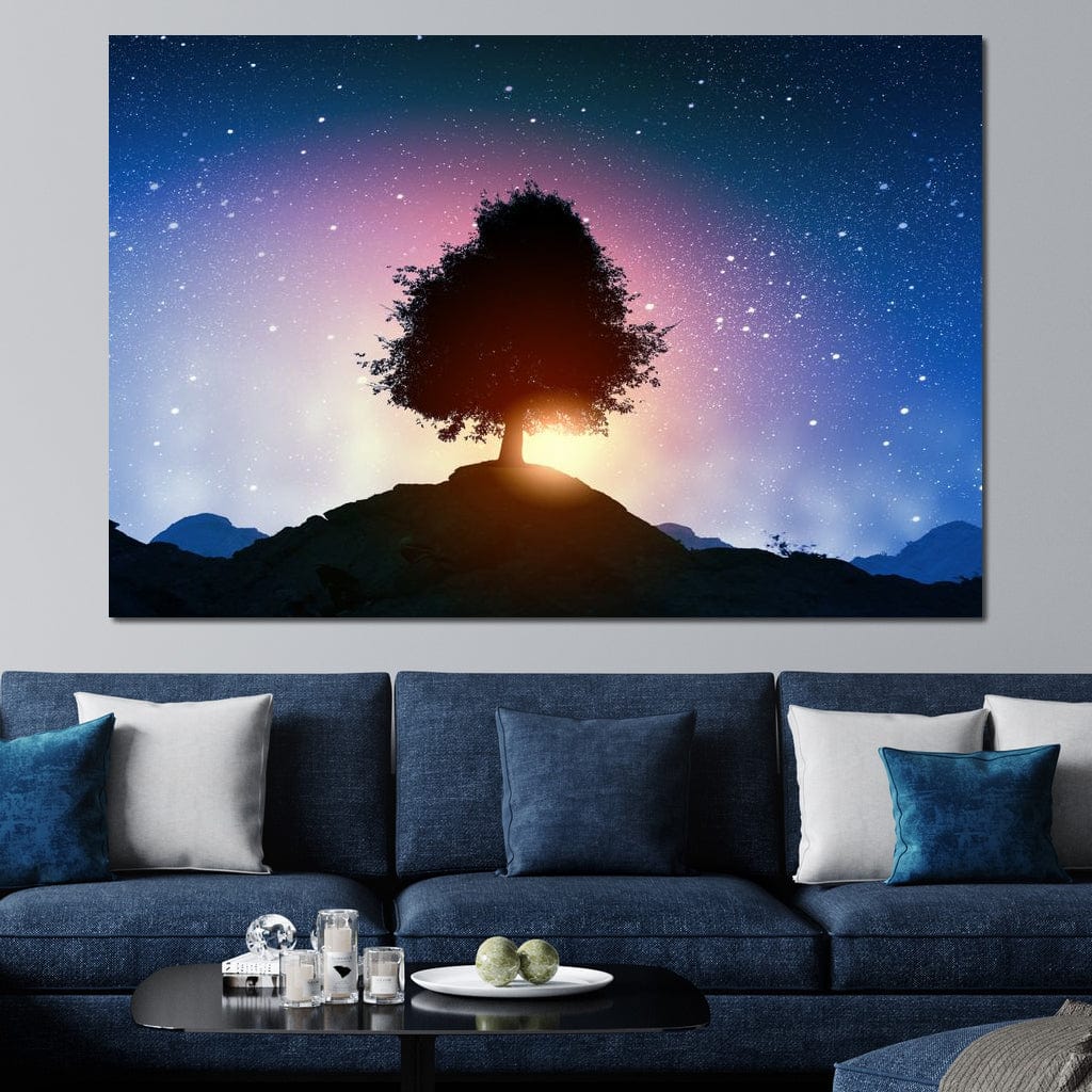 Spectacular Otherworldly Sunset Canvas Wall Art