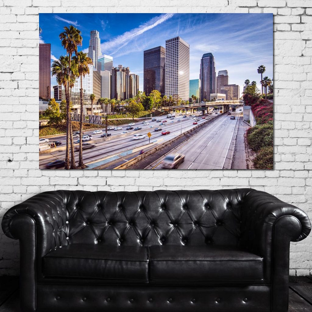 Los Angeles Skyline Canvas Wall Art