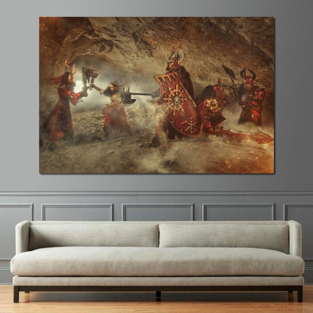 Dungeon Warriors Canvas Wall Art
