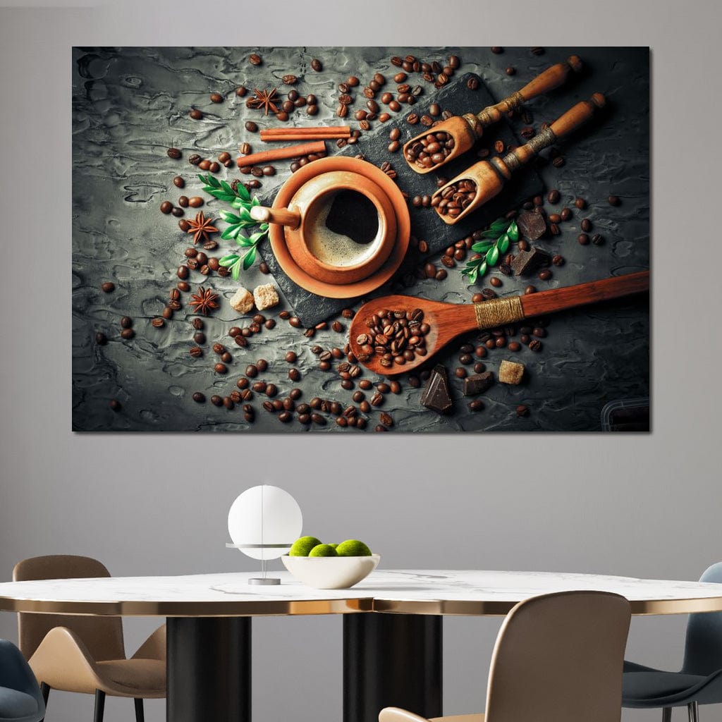 Coffee Aficionado Canvas Wall Art