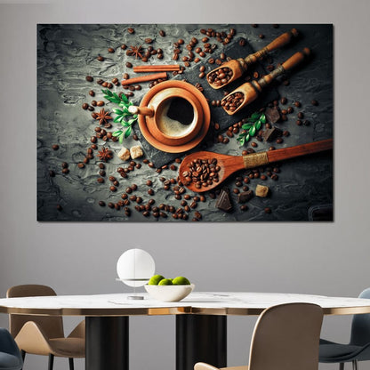 Coffee Aficionado Canvas Wall Art