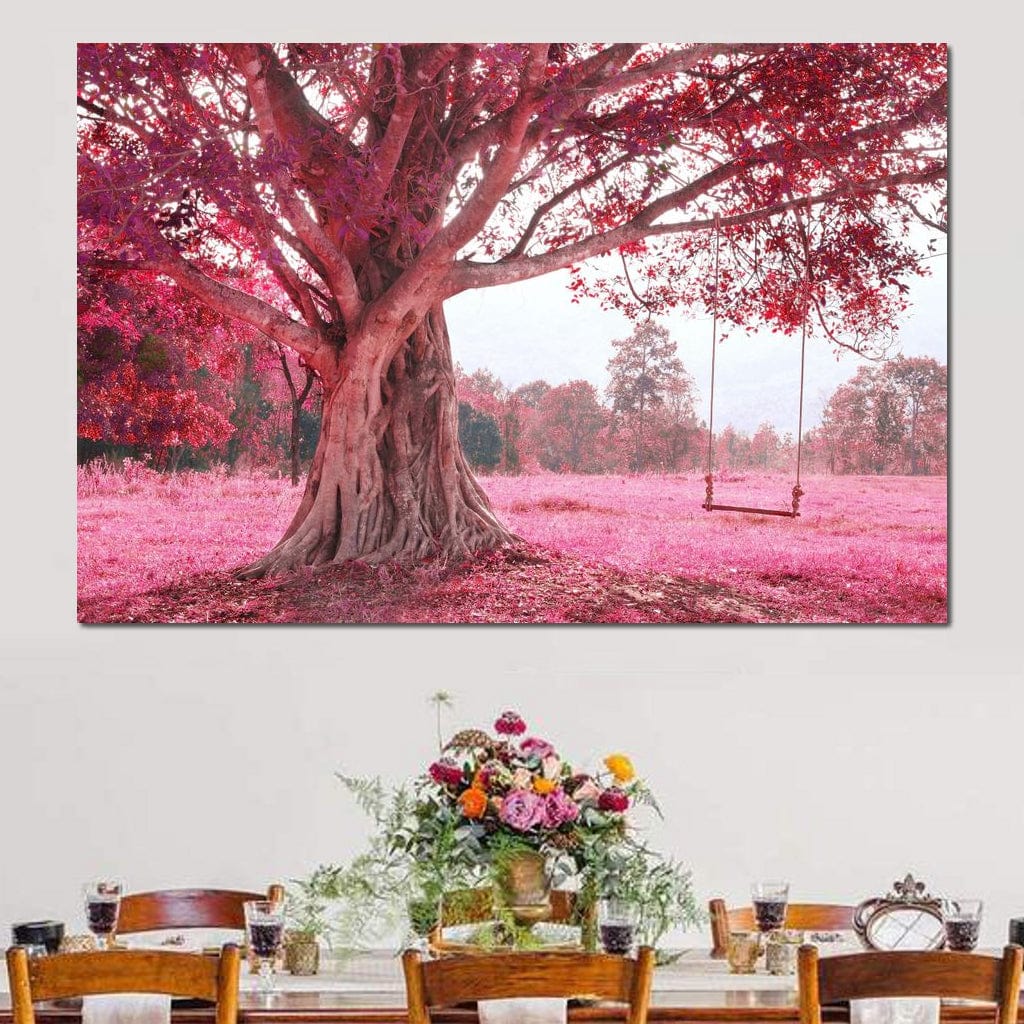 Romantic Cherry Blossom Canvas Wall Art