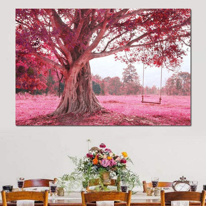 Romantic Cherry Blossom Canvas Wall Art