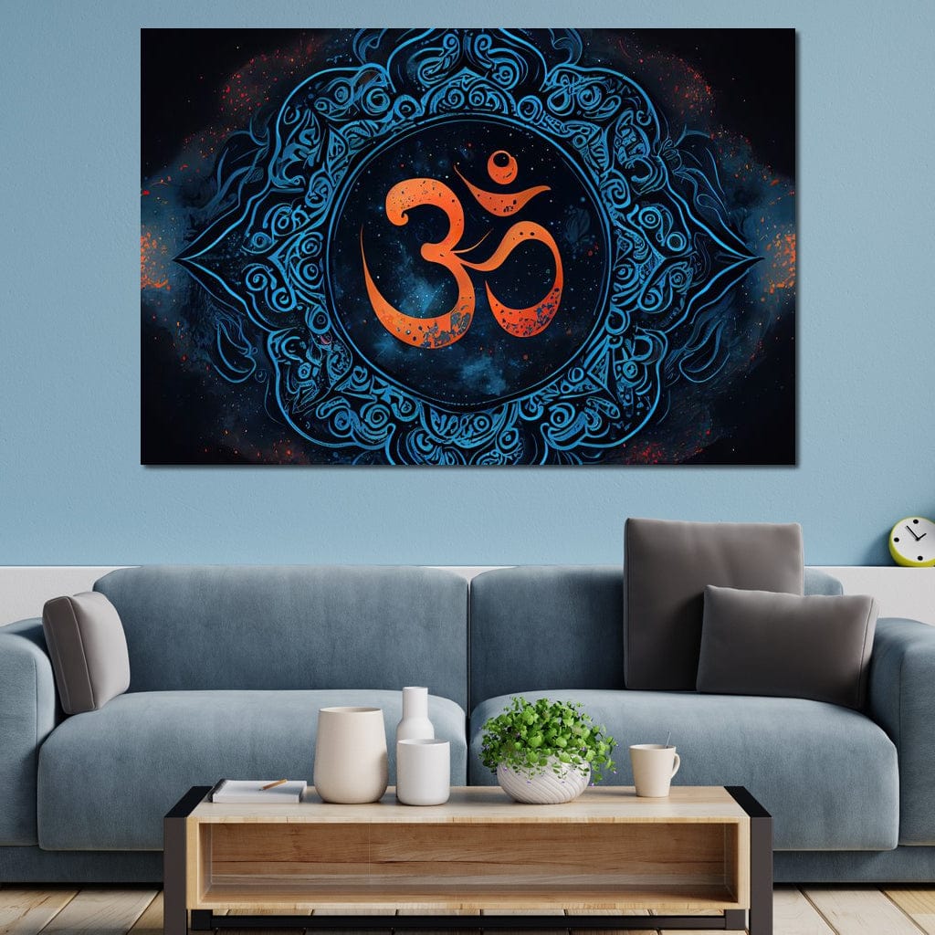 Om Mantra Canvas Wall Art