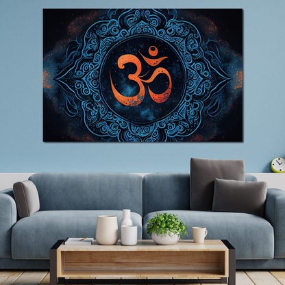Om Mantra Canvas Wall Art