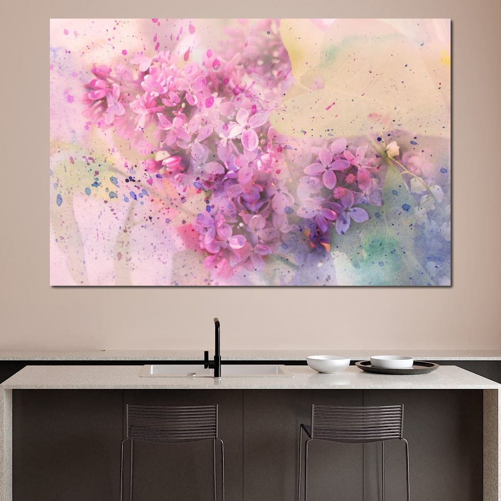 Lilac Storm Canvas Wall Art