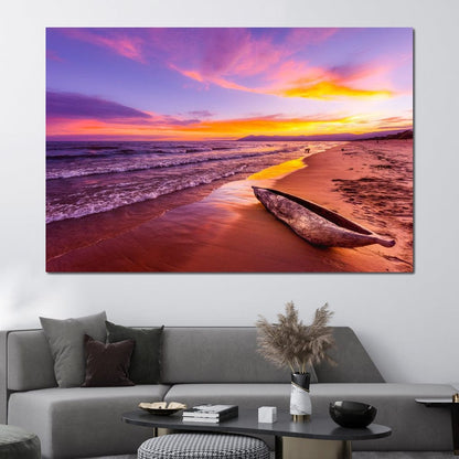 Lake Malawi Sunset Canvas Wall Art