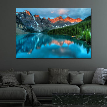 Moraine Lake Canvas Wall Art
