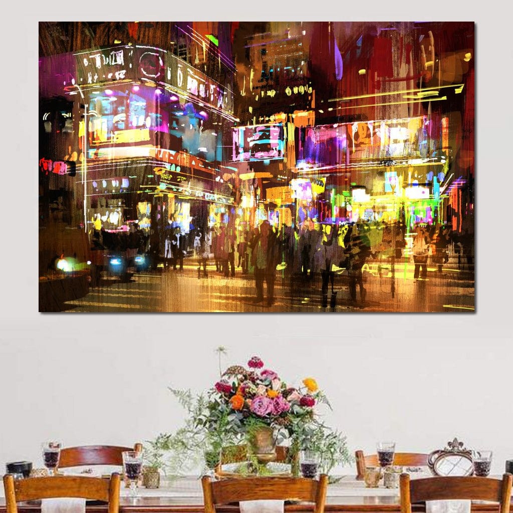Erythracus Market Canvas Wall Art