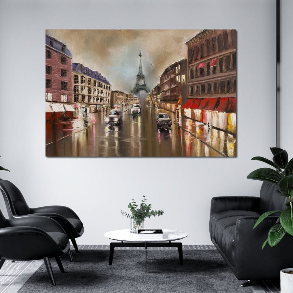 French Avenue Canvas Wall Art