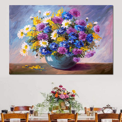 Bouquet of Wildflowers Canvas Wall Art