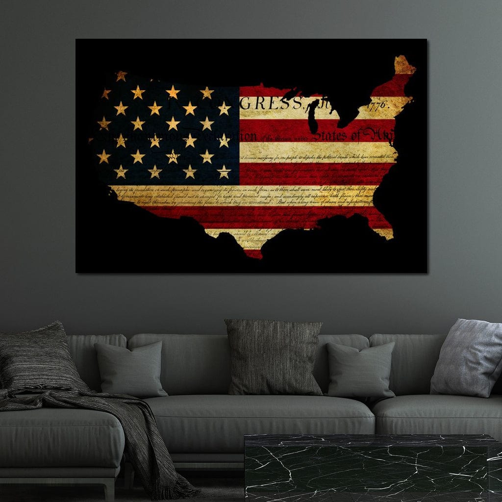 Declaration of Independence Canvas Wall Art