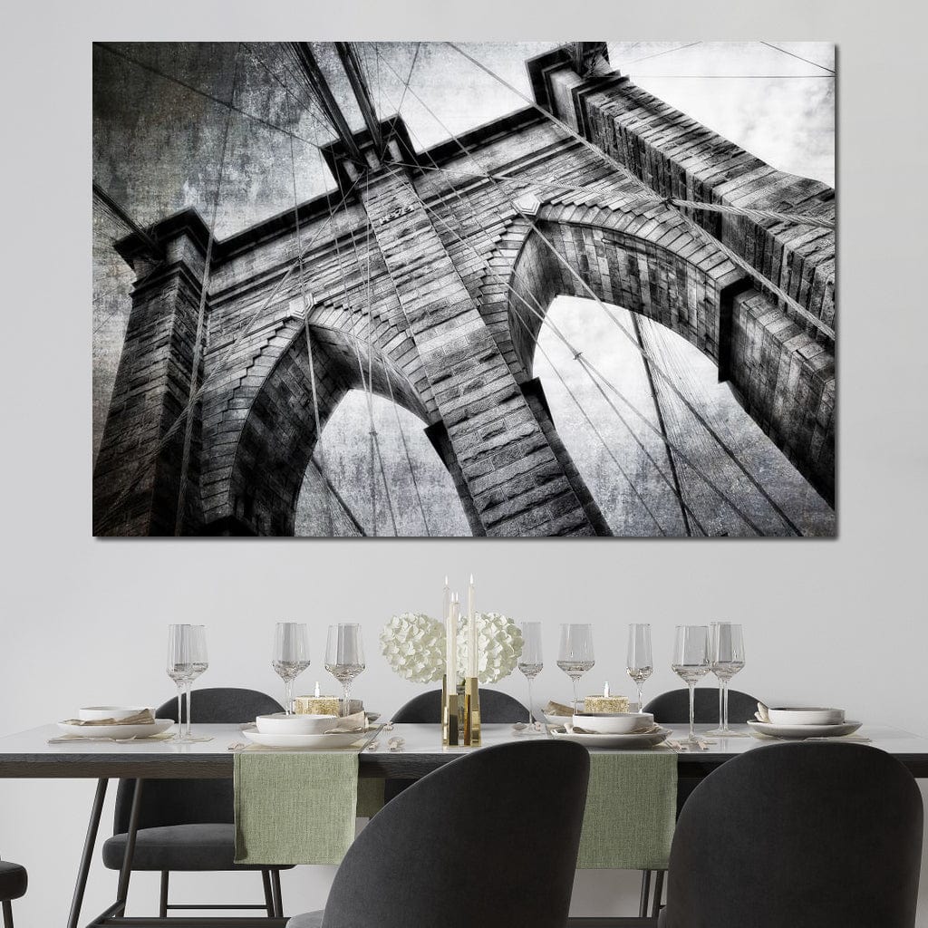 Brooklyn Bridge Arch Canvas Wall Art