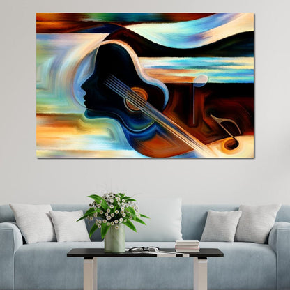 Musical Mind Canvas Wall Art
