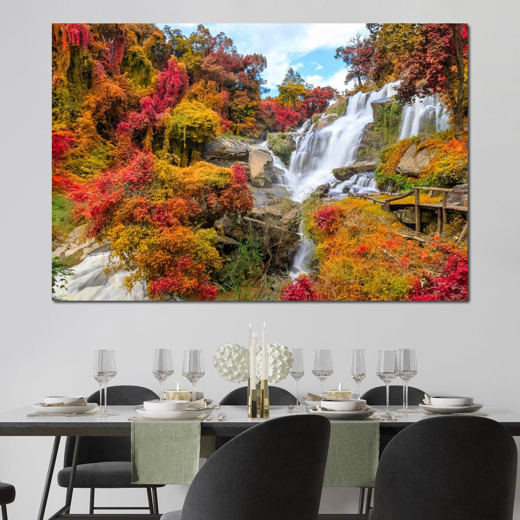 Mae Klang Waterfall Canvas Wall Art