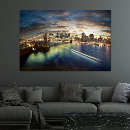 Amazing New York Cityscape Canvas Wall Art