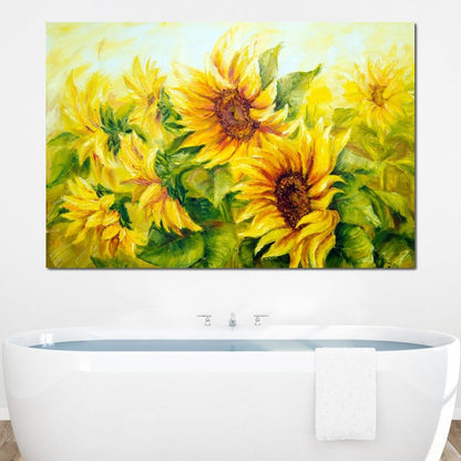 Beautiful Sunflowers Canvas Wall Art