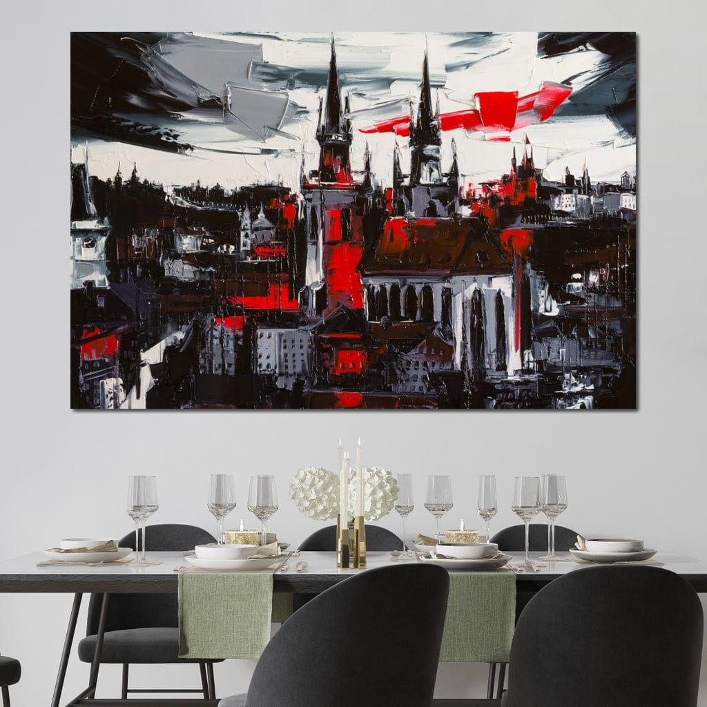 Medieval City Canvas Wall Art