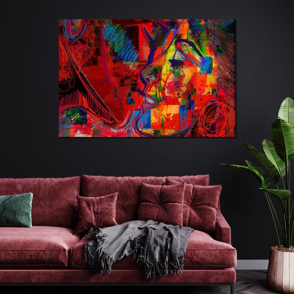 Kiss Canvas Wall Art