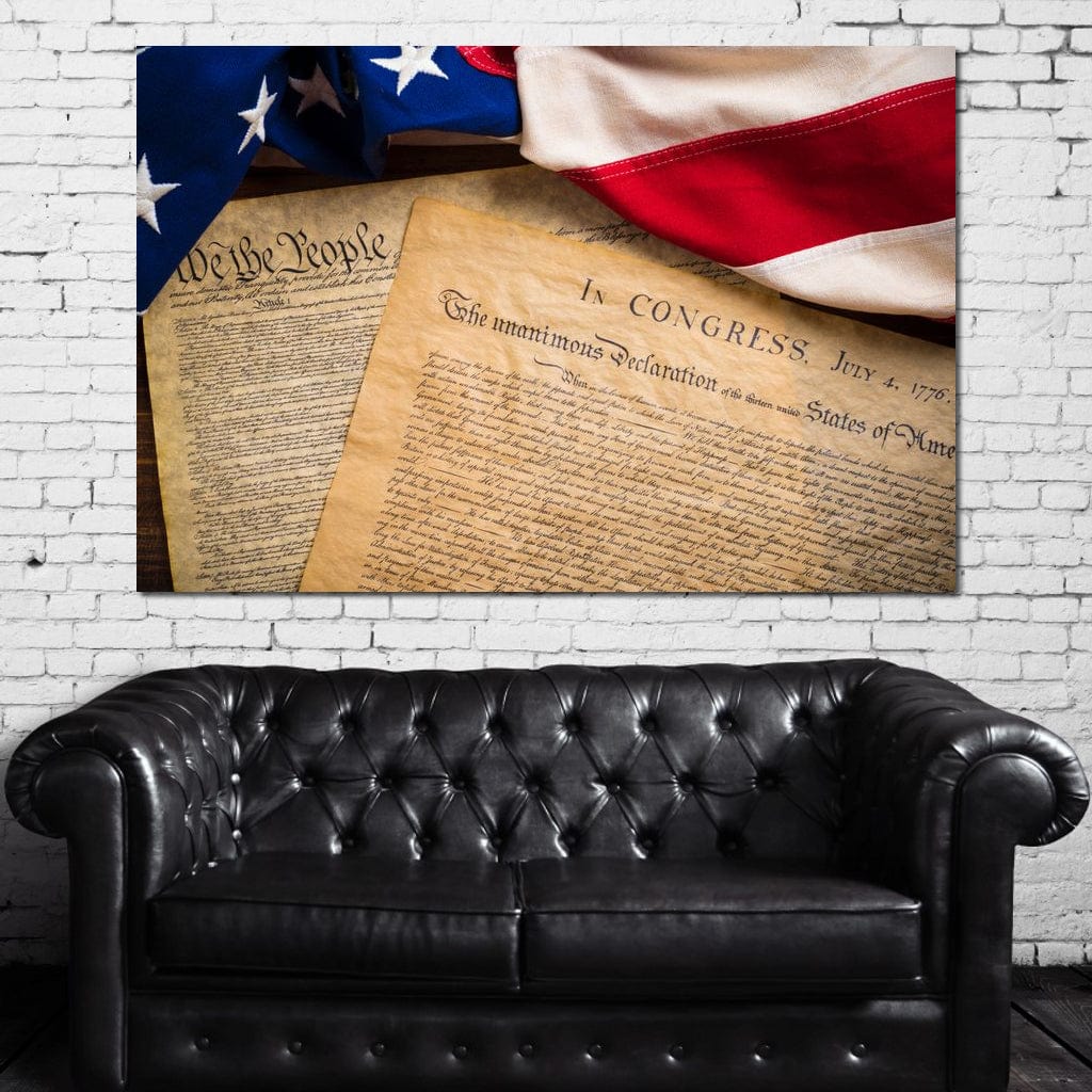 July 4th, 1776 Canvas Wall Art