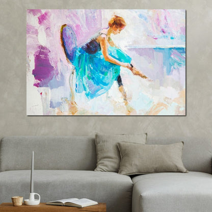 Gracious Ballerina Canvas Wall Art