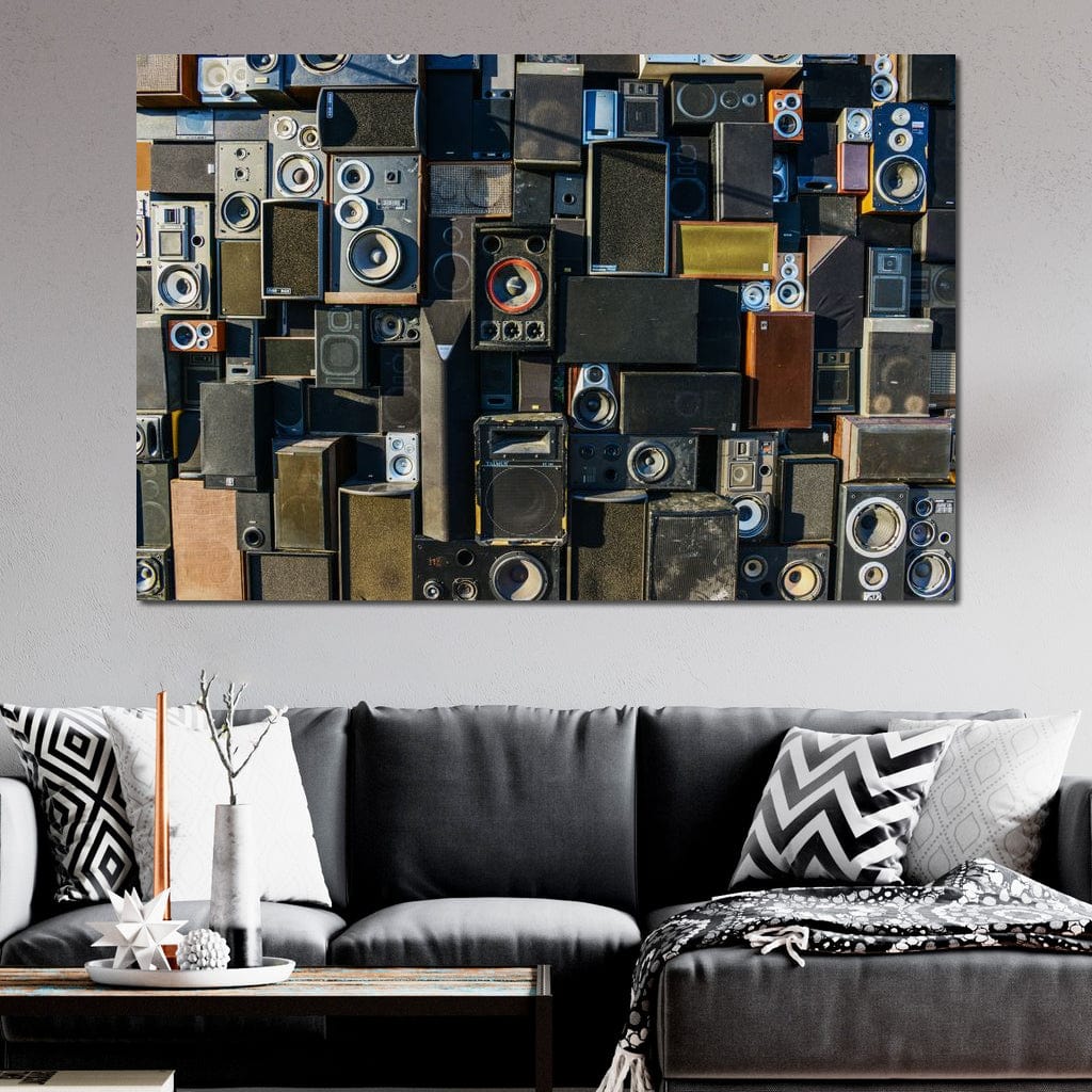 Speakers Wall Canvas Wall Art