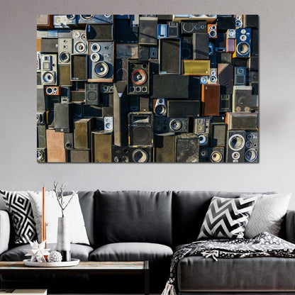 Speakers Wall Canvas Wall Art