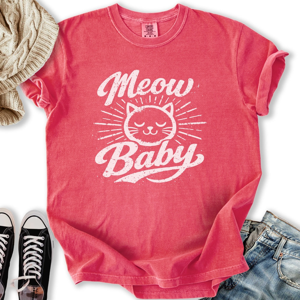 Meow Baby Retro Relaxed Tee