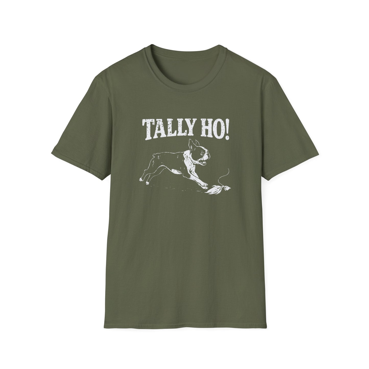 Boston Terrier Running FastCAT Tee