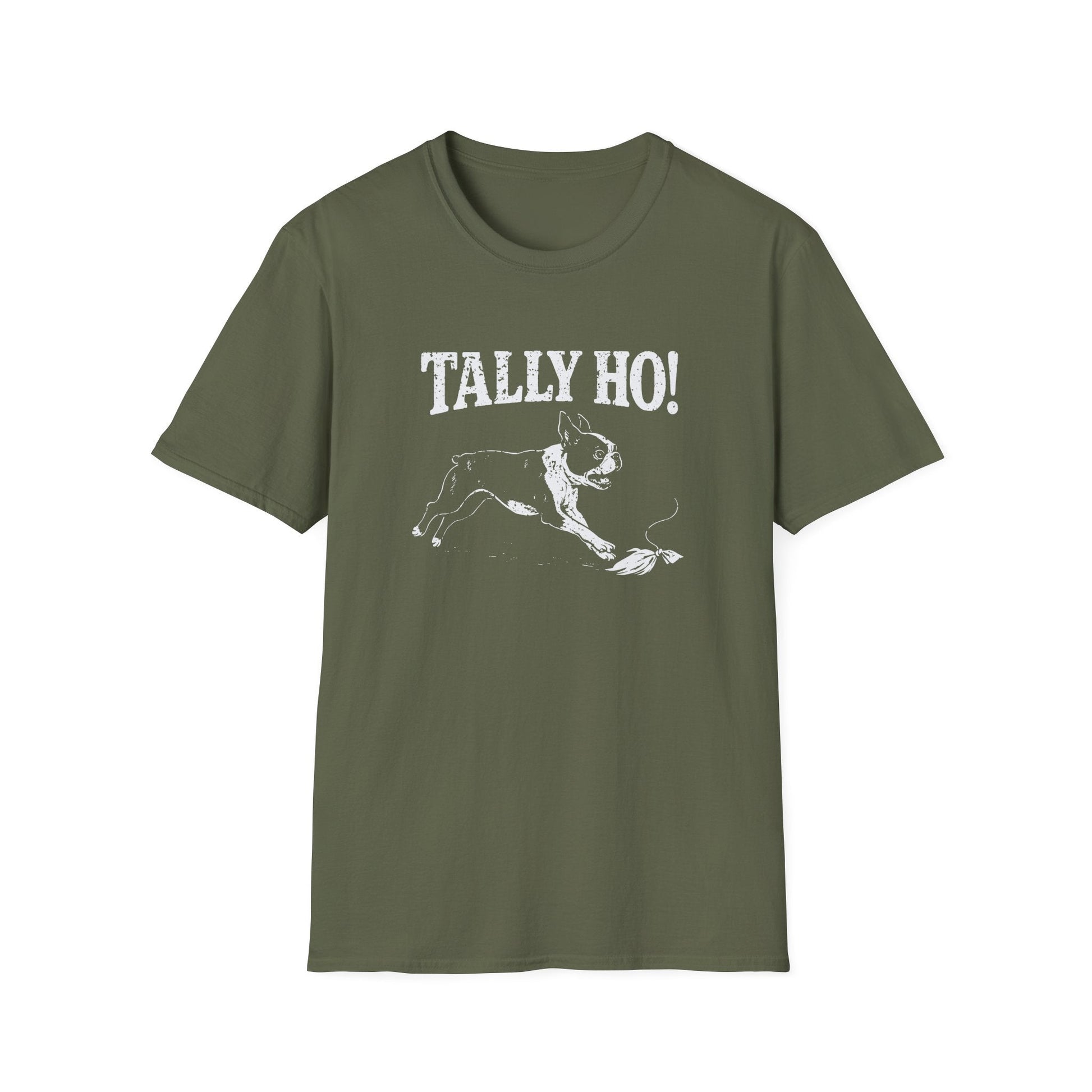 Boston Terrier Running FastCAT Tee