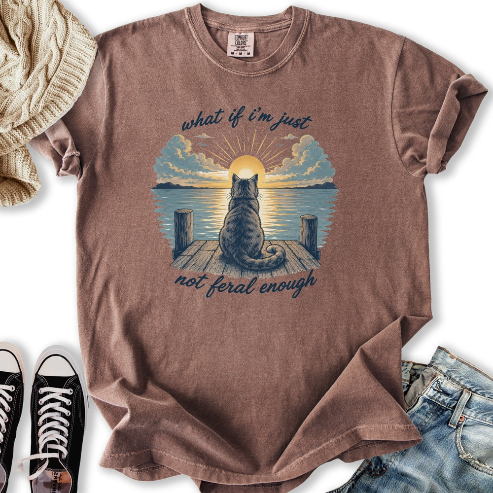 Not Feral Enough Cat Relaxed Tee