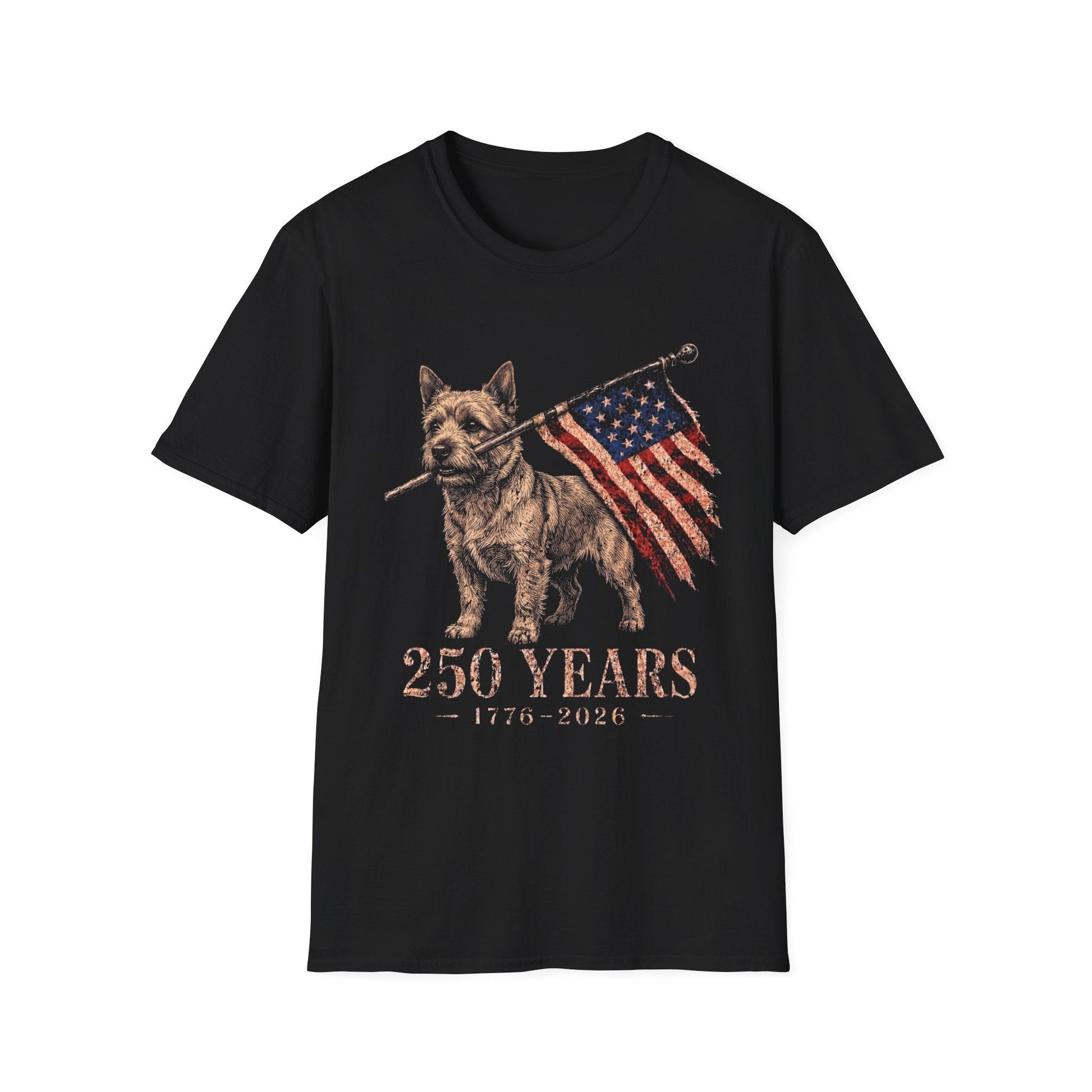 Norwich Terrier USA 250 Years Tee