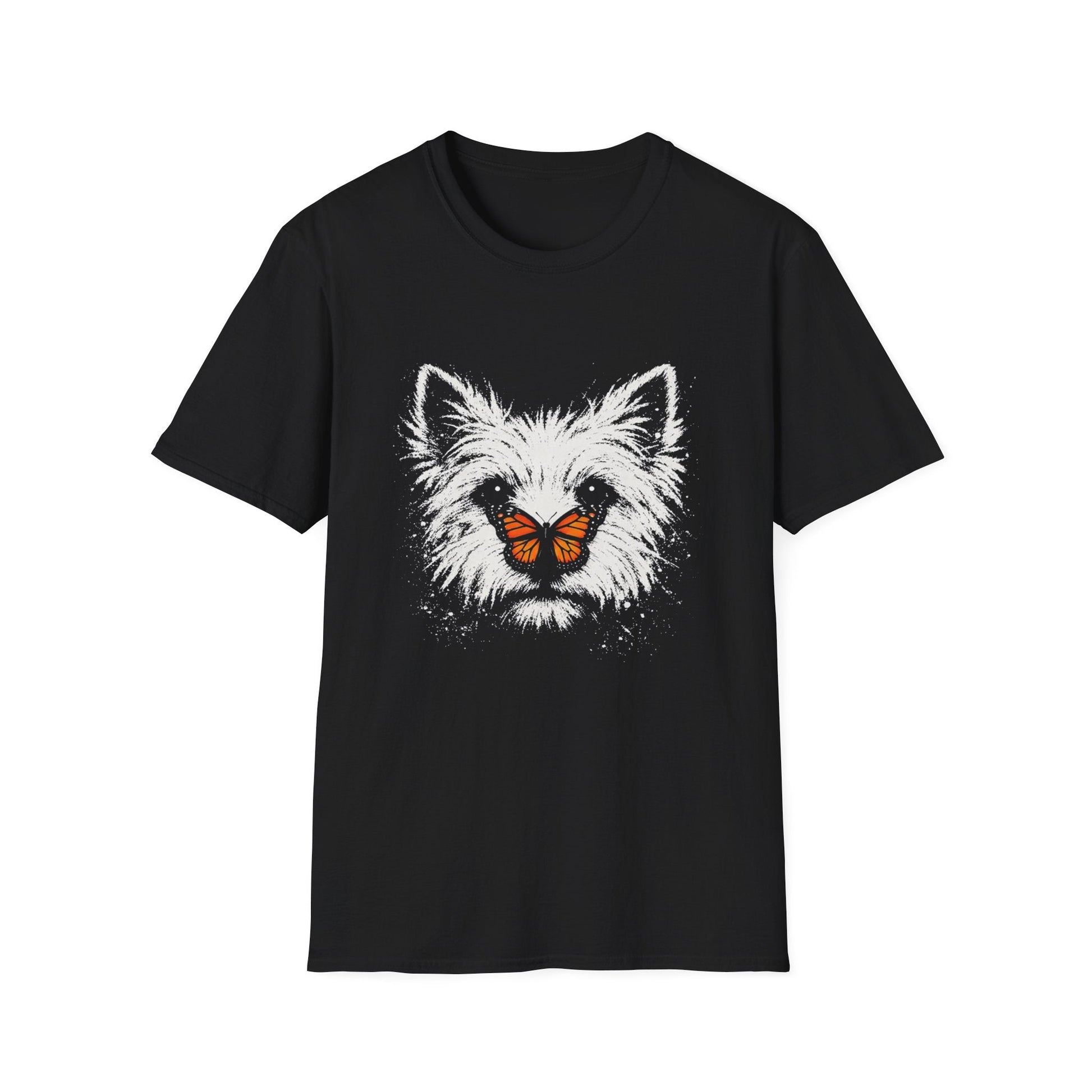 Westie With Butterfly Tee
