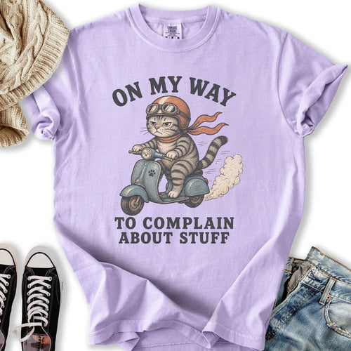 Complain About Stuff Cat Relaxed Tee
