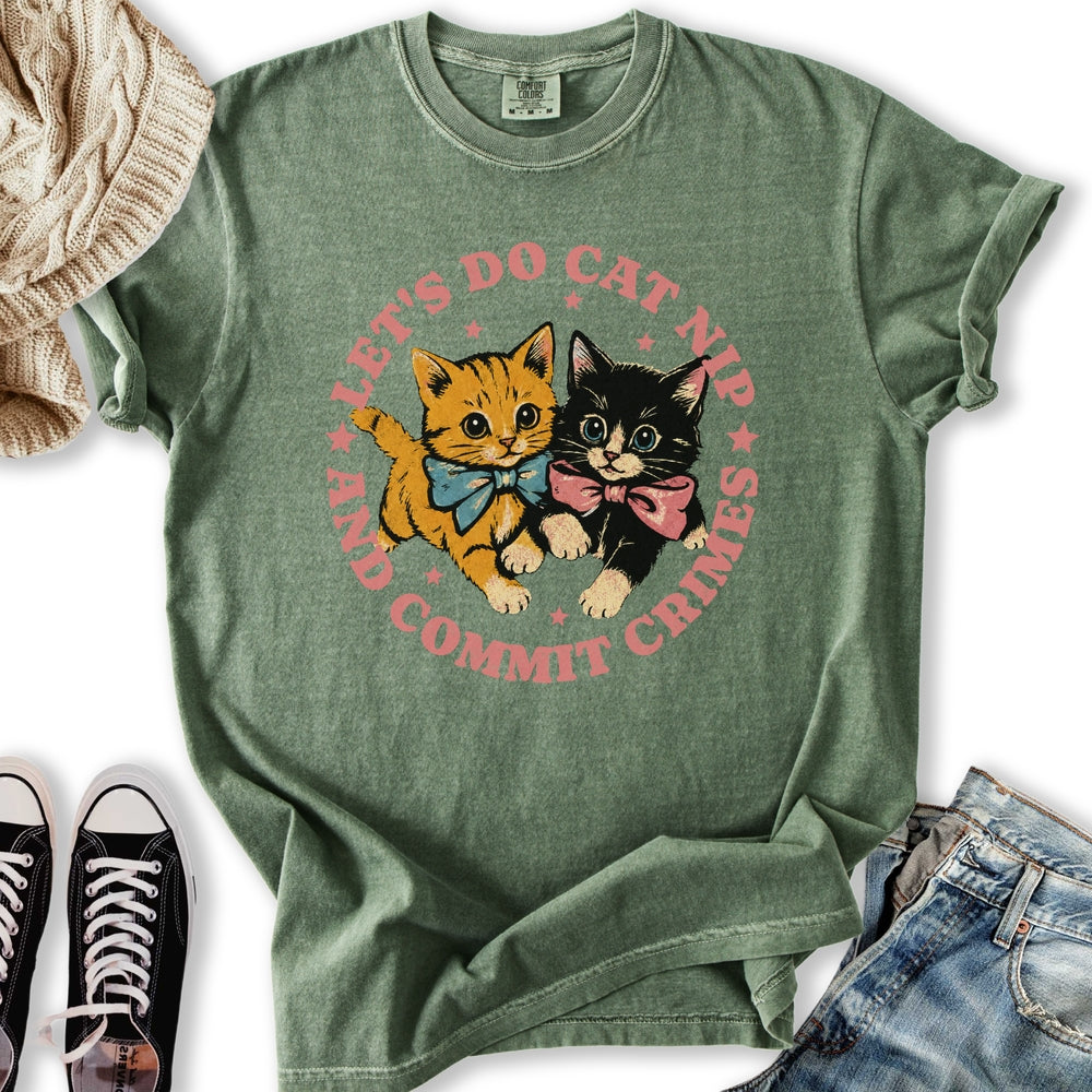 Cat Nip Crimes Relaxed Tee