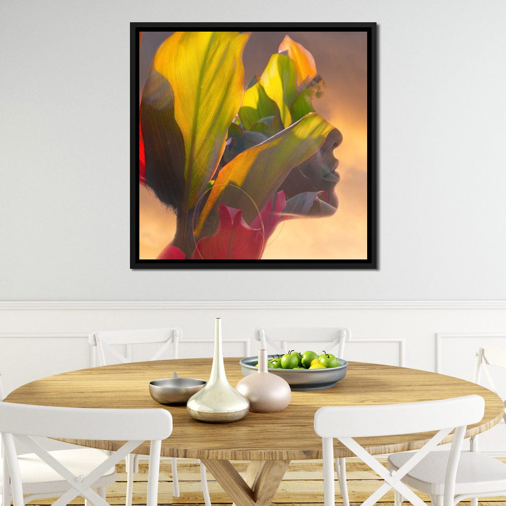 Green Mind Canvas Wall Art