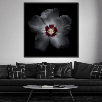 Backyard Flowers Color Version Canvas Wall Art
