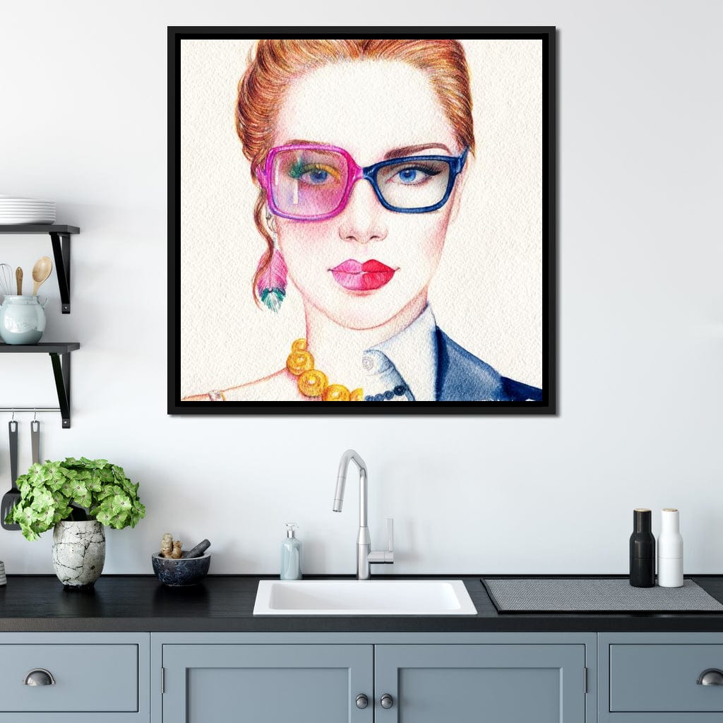 Artist & Business Woman Canvas Wall Art